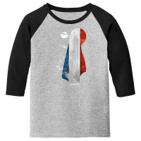 Guitar Bass Guitar Headstock French Flag For Bassist From France Youth 3/4 Sleeve | Artistshot