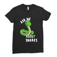 Snake Lover Gift | Ball Python Keeper B'day Present | Piebald Owner Ladies Fitted T-shirt | Artistshot