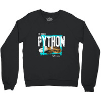 Piebald Ball Python Gift | Snake Lover B'day Present | Python Lover Crewneck Sweatshirt | Artistshot