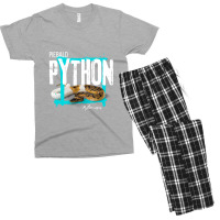 Piebald Ball Python Gift | Snake Lover B'day Present | Python Lover Men's T-shirt Pajama Set | Artistshot