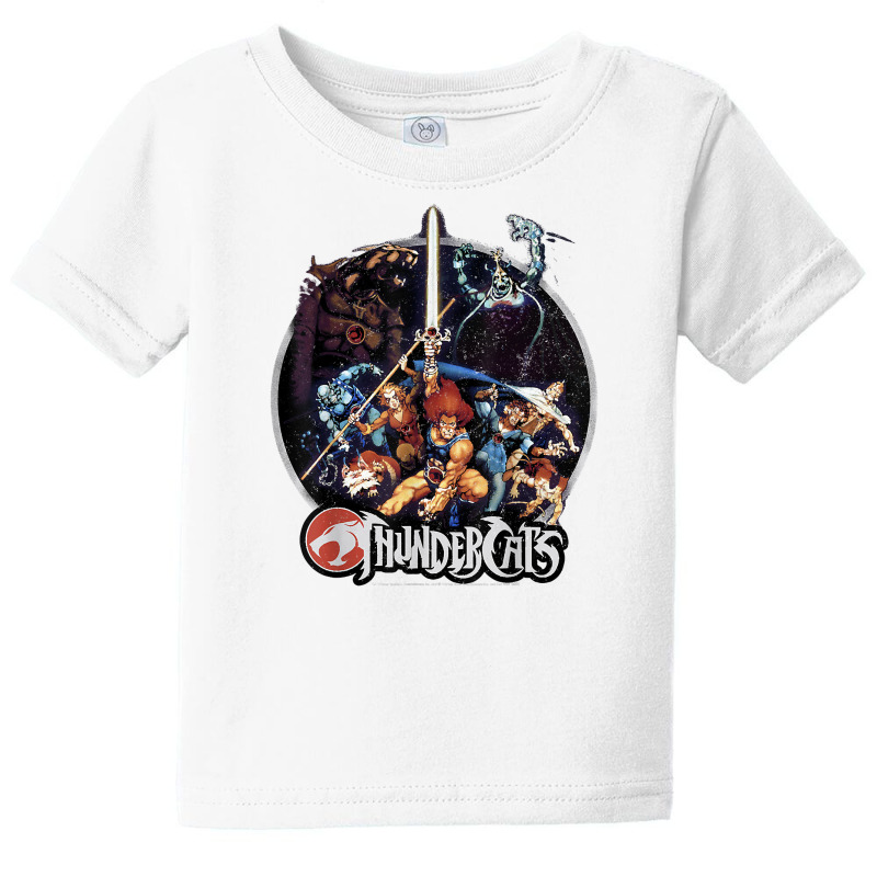 Thundercats Group Shot Vintage Circle T Shirt Baby Tee by sav.anzoey | Artistshot