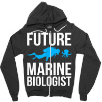 Future Marine Biologist Gift For Students Sea Life T Shirt Zipper Hoodie | Artistshot