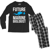 Future Marine Biologist Gift For Students Sea Life T Shirt Men's Long Sleeve Pajama Set | Artistshot