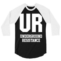 Underground Resistence 3/4 Sleeve Shirt | Artistshot