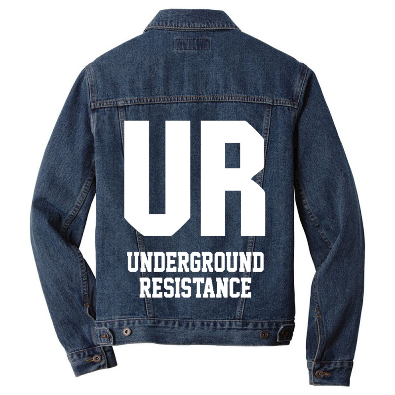 Underground Resistence Men Denim Jacket by saterseim | Artistshot