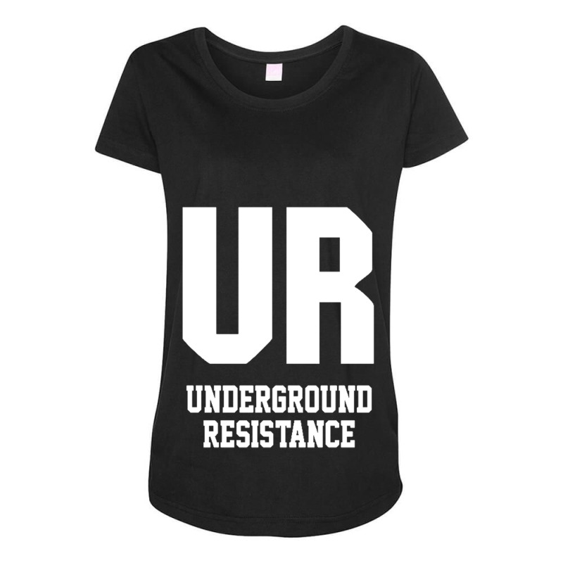 Underground Resistence Maternity Scoop Neck T-shirt by saterseim | Artistshot