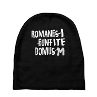 Romani Ite Domum   Learning Latin Like Life Of Bryan Baby Beanies | Artistshot