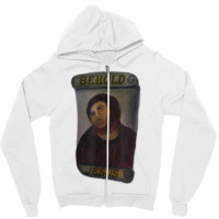 Behold, Jesus Fresco T Shirt Zipper Hoodie | Artistshot