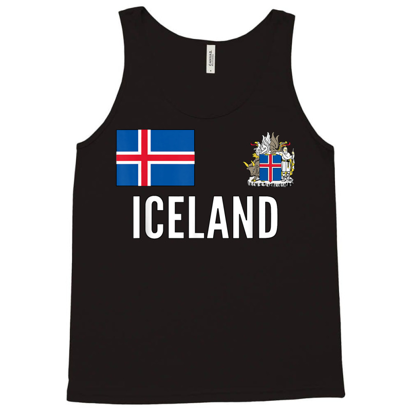 Iceland Soccer Football Jersey Fan Support Team Island T Shirt Tank Top by jacolepachew | Artistshot