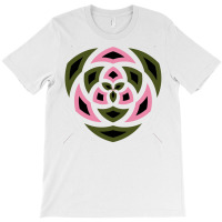 Diamond Square Pink Olive Drab Green T-shirt | Artistshot