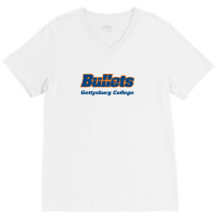 Gettysburg College Bullets V-neck Tee | Artistshot