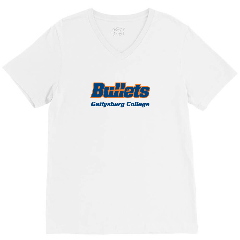 Gettysburg College Bullets V-Neck Tee by Sosinasa | Artistshot