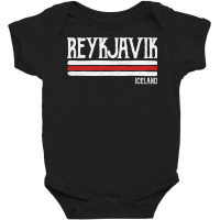 Reykjavik Iceland Hoodie Gift Love Souvenir Vintage Retro Baby Bodysuit | Artistshot