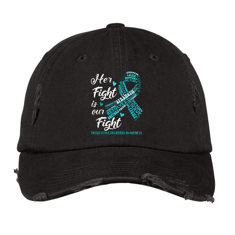 Dissociative Disorders Awareness Her Fight Is Our Fight Vintage Cap | Artistshot