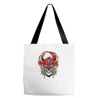 Nordic Mythology Skeleton Head With Viking Helmet T Shirt Tote Bags | Artistshot