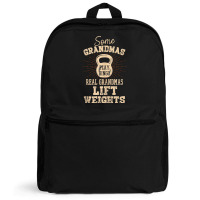 Some Grandmas Play Bingo Real Grandmas Lift Weights Tank Top Backpack | Artistshot