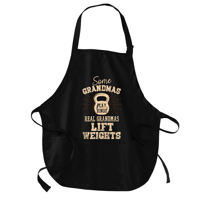 Some Grandmas Play Bingo Real Grandmas Lift Weights Tank Top Medium-length Apron | Artistshot