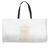 Some Grandmas Play Bingo Real Grandmas Lift Weights Tank Top Weekender Totes | Artistshot