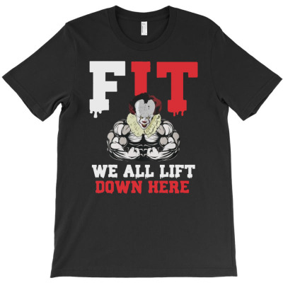 We All Lift Down Here T-shirt Designed By Firman Nudin