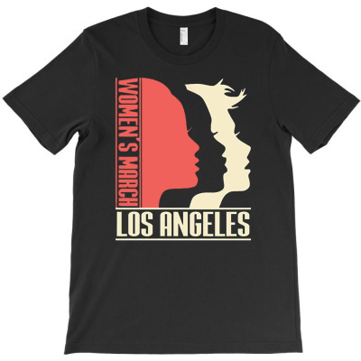 Womens March On Los Angeles T-shirt Designed By Firman Nudin