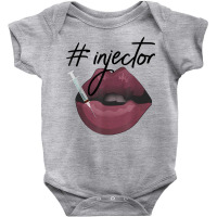 Nurse Injector Med Spa Lip Filler Injections Nurse Injector T Shirt Baby Bodysuit | Artistshot