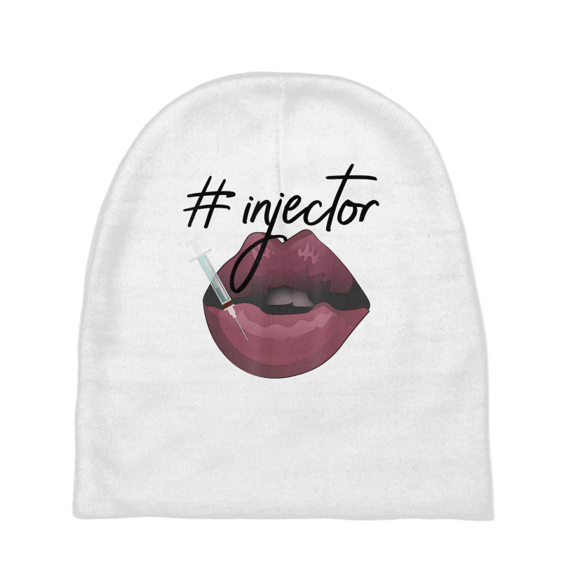 Nurse Injector Med Spa Lip Filler Injections Nurse Injector T Shirt Baby Beanies | Artistshot