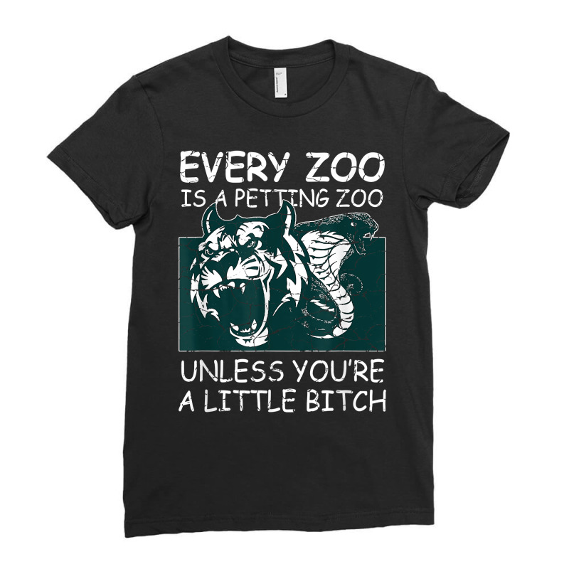 Petting Zoo Zoologist T Shirt Ladies Fitted T-Shirt by malyahdepetris | Artistshot