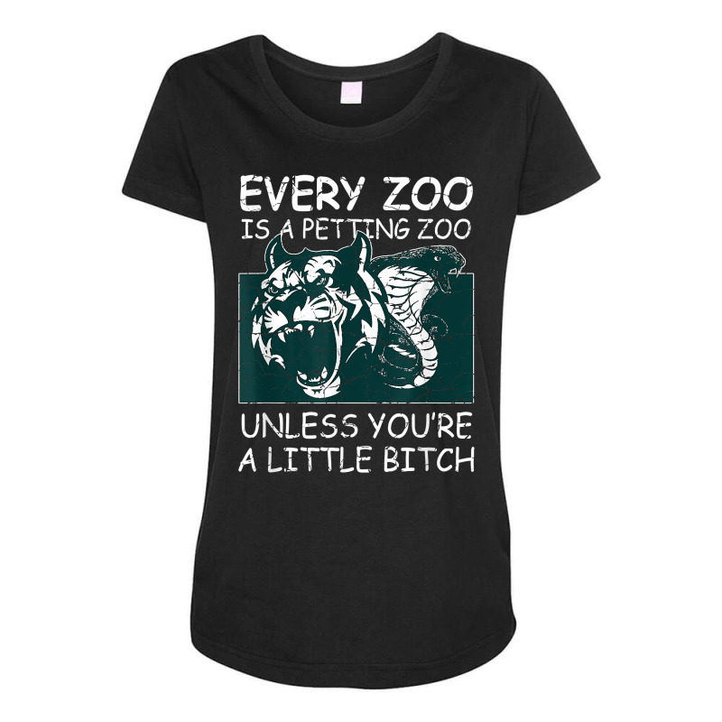 Petting Zoo Zoologist T Shirt Maternity Scoop Neck T-shirt by malyahdepetris | Artistshot