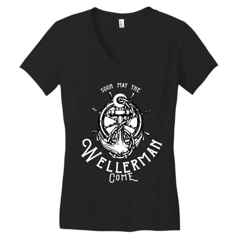 Wellerman Meer Shanty Sea Women's V-Neck T-Shirt by Agus w | Artistshot