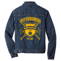 Retro Look Pirate Tailgate Party Gameday Sport Fan Gift T Shirt Men Denim Jacket | Artistshot