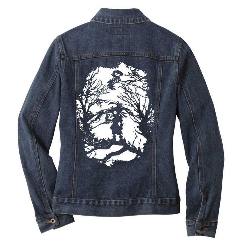 Game Skullkid Ladies Denim Jacket by Agus w | Artistshot