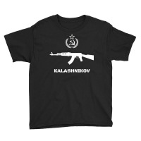 Vintage Soviet Kalashnikov Ak 47 Ussr Russian Gun Rifle T Shirt Youth Tee | Artistshot