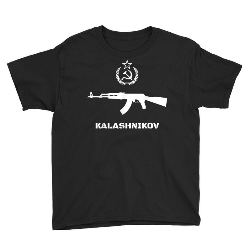 Vintage Soviet Kalashnikov Ak 47 Ussr Russian Gun Rifle T Shirt Youth Tee by aryanahjerich | Artistshot