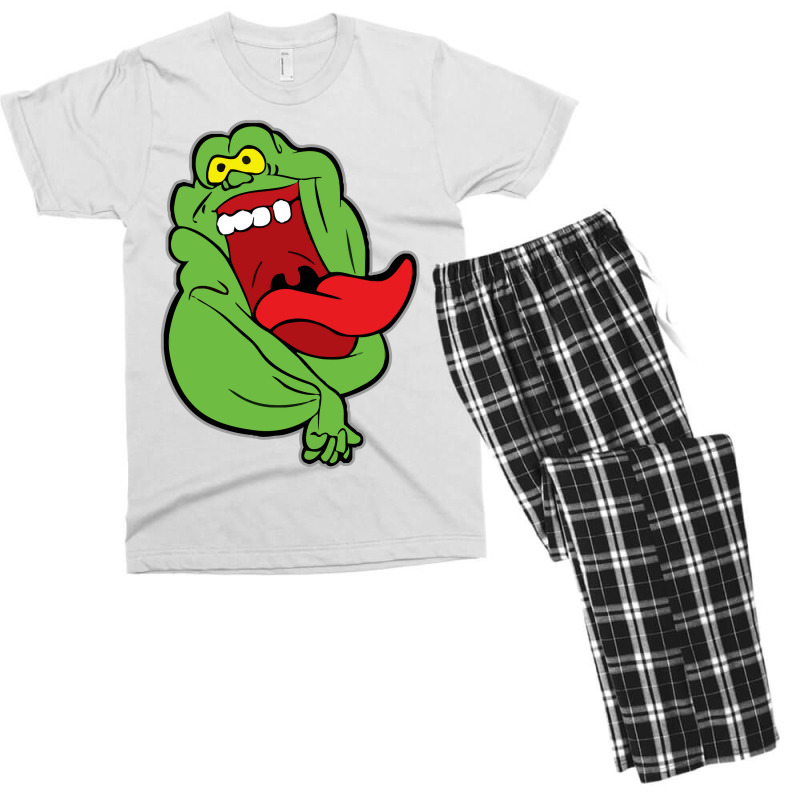 Slimer Green Ghost Men's T-shirt Pajama Set | Artistshot