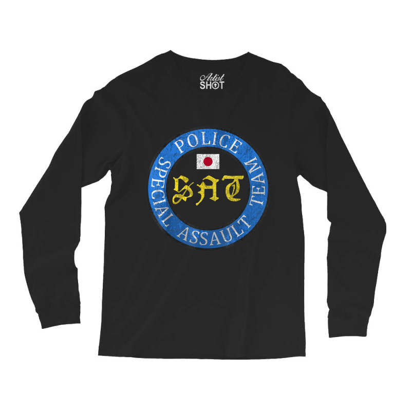 Police Japanese Special Police Assault Sat Tokyo Swat Long Sleeve Shirts by criticizematter | Artistshot