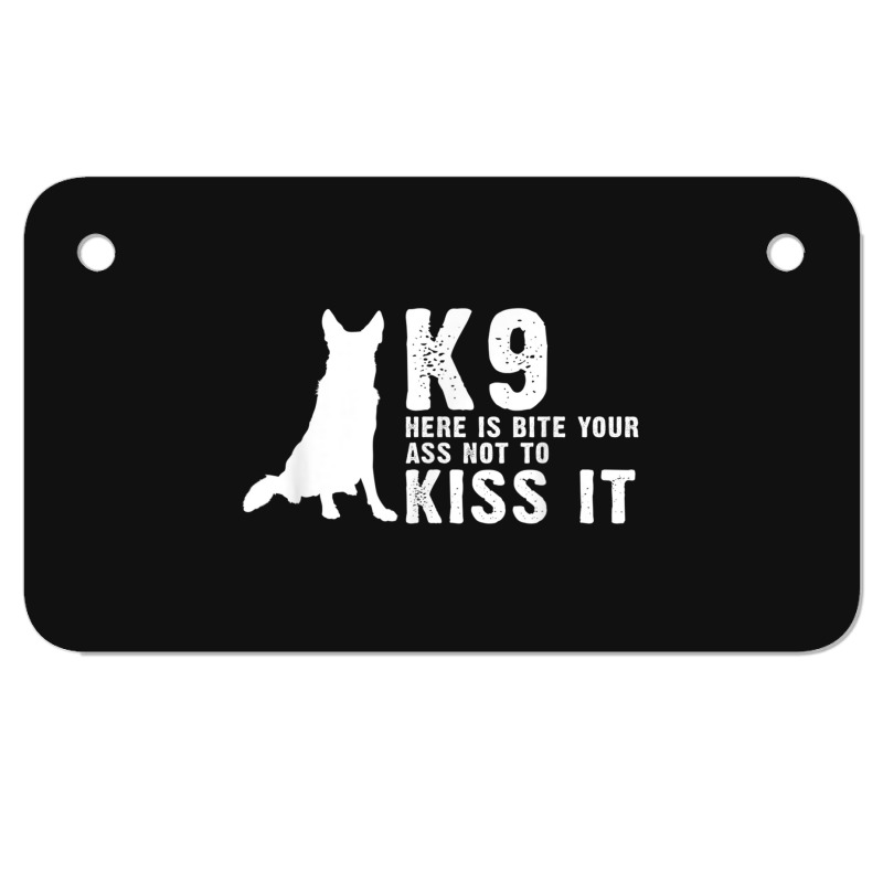 Police K9 Police Officer For K9 Thin Blue Line 937 Motorcycle License Plate | Artistshot