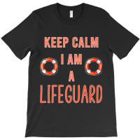 Police Keep Calm I Am A Life Guard Seashore Marine Police Duty T-shirt | Artistshot