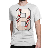 Baseball Birthday Boy Eight 8 Years Old Eighth 8th Bday Kids T Shirt Classic T-shirt | Artistshot