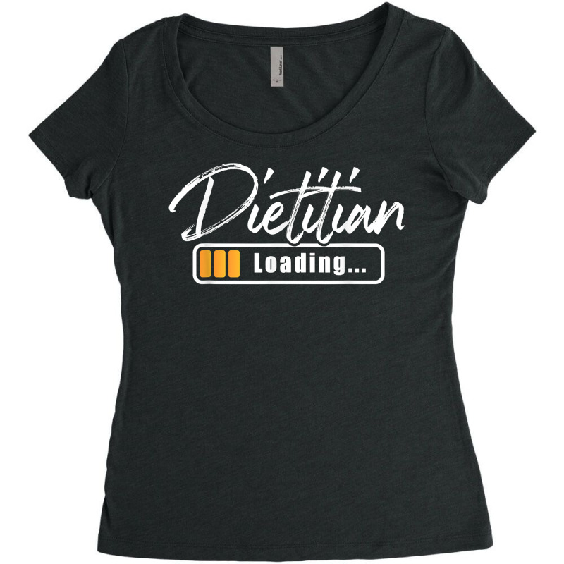 Dietitian Loading   Nutritionist Nutrition Dietician Rd T Shirt Women's Triblend Scoop T-shirt by nycerecoverdell | Artistshot