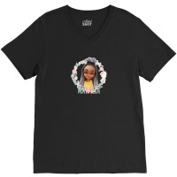 Mahalia   Love And Compromise V-neck Tee | Artistshot