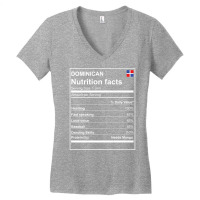 Dominican Nutrition Facts Premium Tshirt Dominican Republic Women's V-neck T-shirt | Artistshot