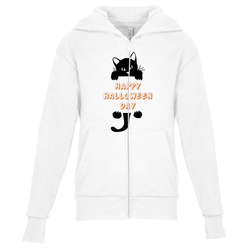 Happy Halloween Day Youth Zipper Hoodie by ŞEN | Artistshot