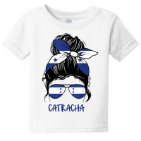 Soy Catracha For Hondurans Honduras Flag Girl T Shirt Baby Tee | Artistshot