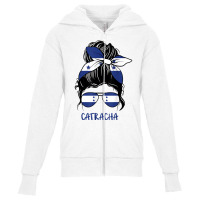 Soy Catracha For Hondurans Honduras Flag Girl T Shirt Youth Zipper Hoodie | Artistshot