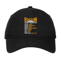 Wicked Smaht Boston Accent Translator Bostonians Gifts Shirt Adjustable Cap | Artistshot