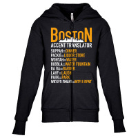 Wicked Smaht Boston Accent Translator Bostonians Gifts Shirt Youth Zipper Hoodie | Artistshot