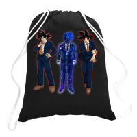 Goku In Suit And Goku Cosmic Drawstring Bags | Artistshot