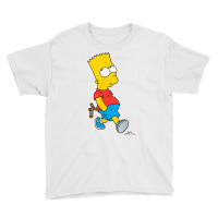 The Simpsons Bart Simpson With Slingshot T Shirt Youth Tee | Artistshot