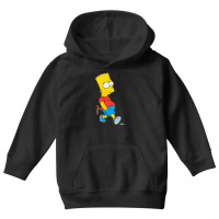 The Simpsons Bart Simpson With Slingshot T Shirt Youth Hoodie | Artistshot