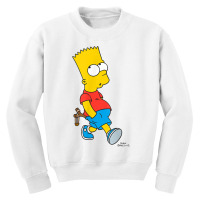 The Simpsons Bart Simpson With Slingshot T Shirt Youth Sweatshirt | Artistshot